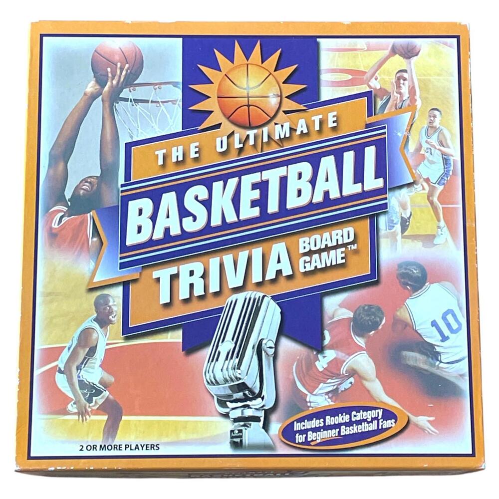 The Ultimate Basketball Trivia Board Game Complete Clean Excellent Condition